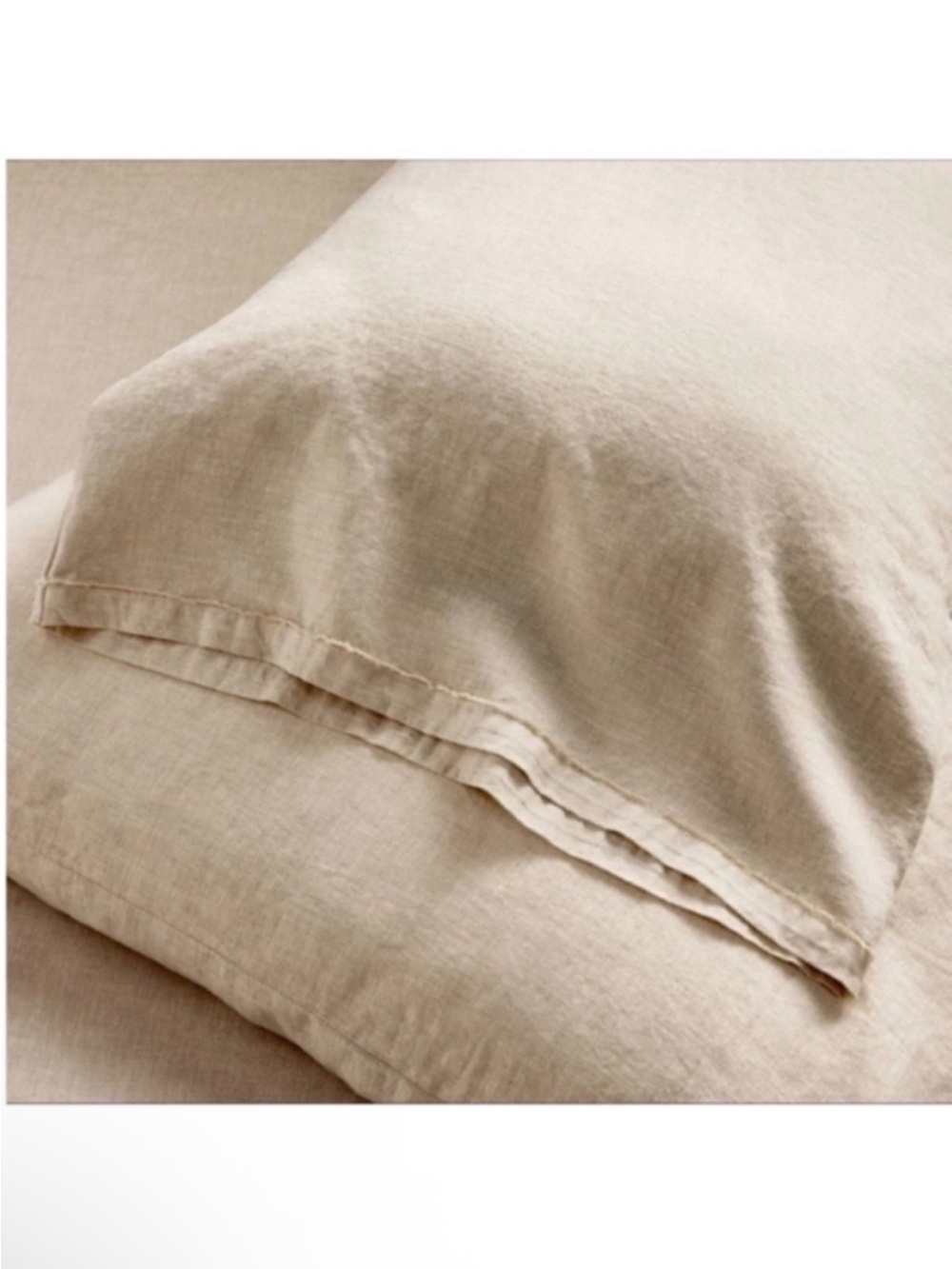 NWT Queen 100% Linen Sheet Set Natural - Casaluna - Picture 6 of 6